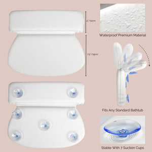 Durable bath tub pillow, ideal for self-care routine
