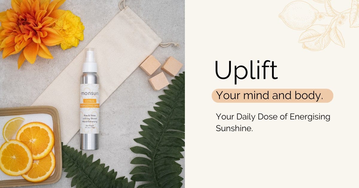 Aromatherapy Essential Oil Citrus Spray for Self Care.