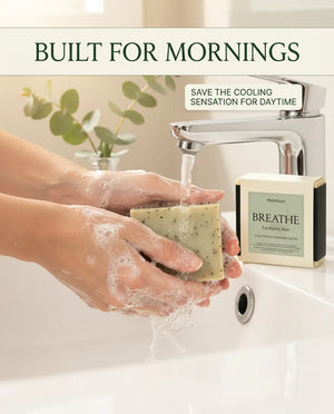 Eucalyptus Aloe soap built for mornings — save the cooling sensation for daytime