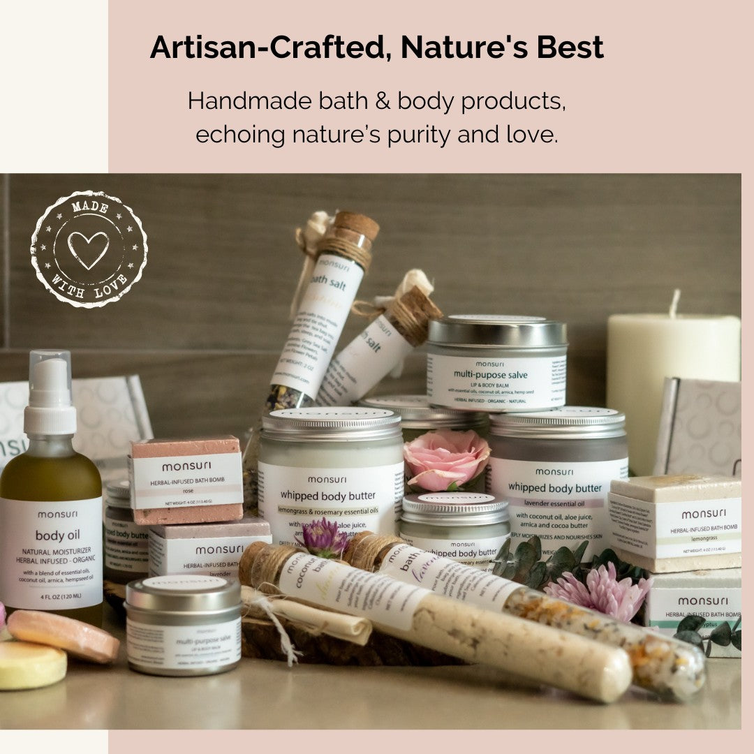 Handmade and Natural Bath & Body Products for Self Care