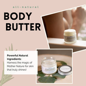 Refreshing Monsuri Body Butter infused with Lemongrass and Rosemary essential oils.