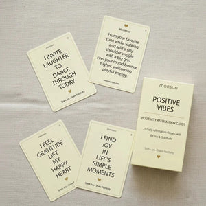 Positive Vibes - Positivity Affirmation Cards