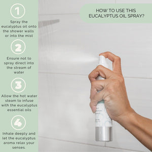 Natural Eucalyptus Oil Spray for a refreshing atmosphere