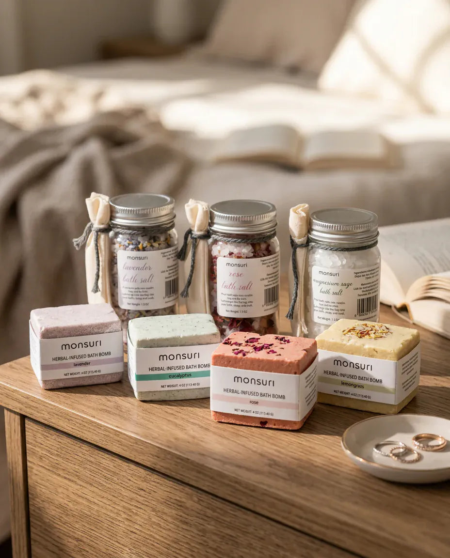 Serenity Now: Bath Bomb & Salts Combo