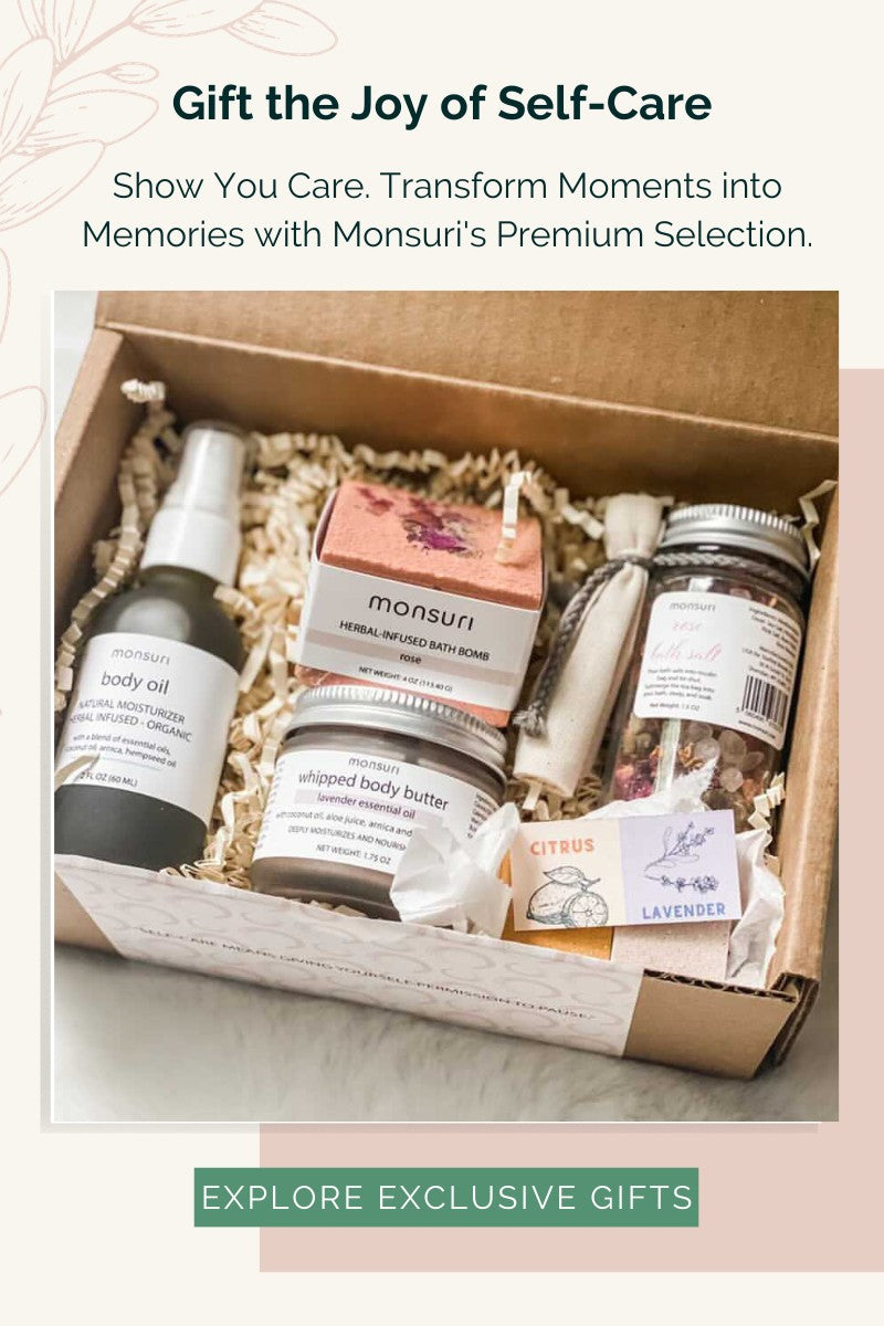 Thoughtful Self-Care Gifts Collection - Premium Monsuri Products for Wellness and Relaxation