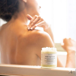 Experience the best body scrub from Monsuri enriched with essential oils