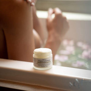 Invigorating Lemongrass Rosemary Body Butter from Monsuri's quality skincare line.
