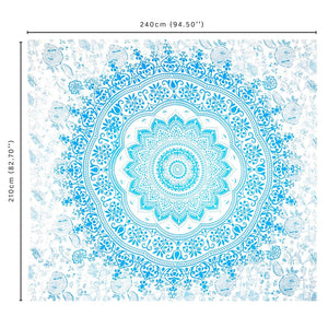 Mandala Tapestry - Blue