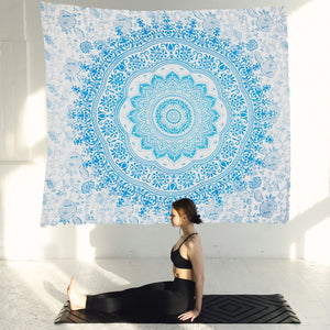 Mandala Tapestry - Blue
