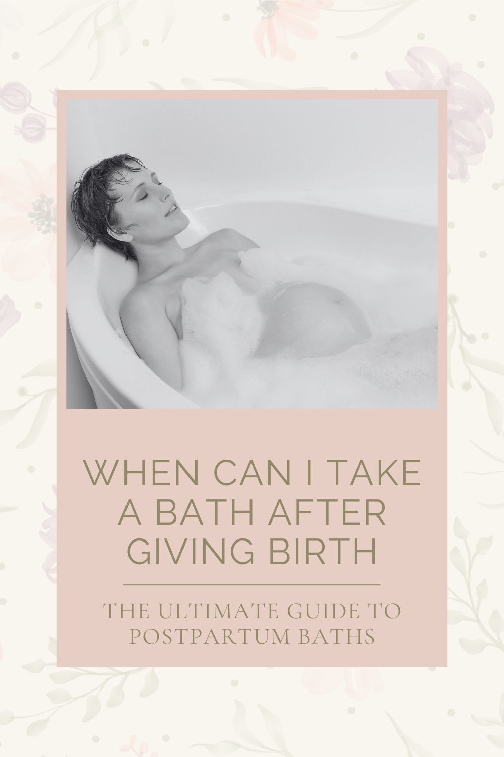 When Can I Take a Bath After Giving Birth - Postpartum Bath Guide | Monsuri