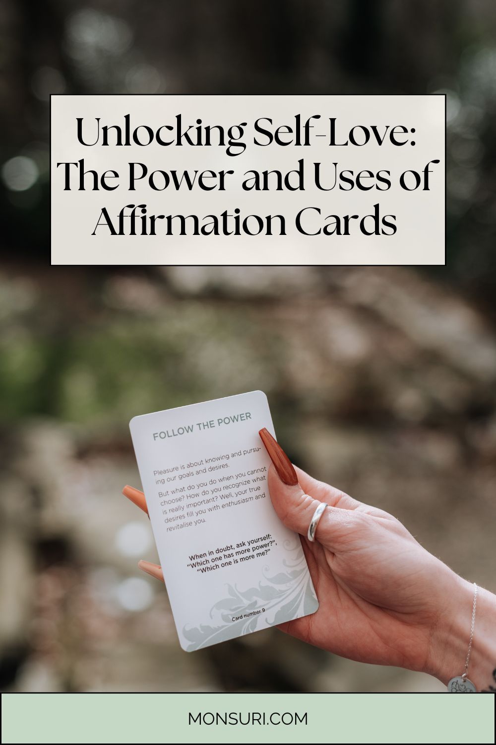 Unlocking Self-Love: The Power and Uses of Affirmation Cards