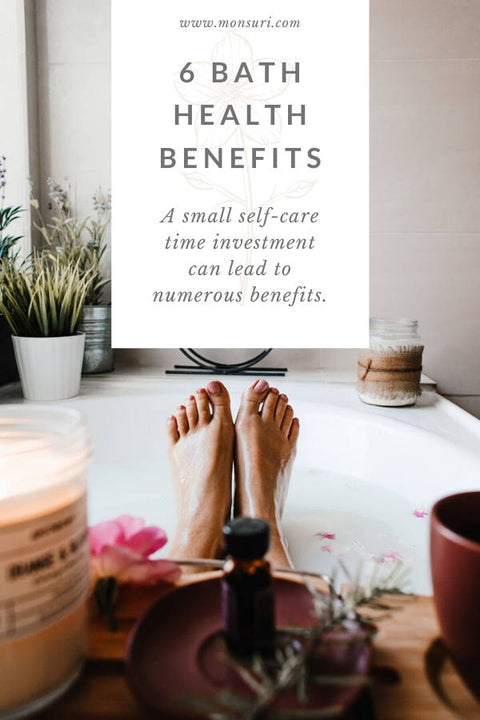 A relaxing hot bath with Monsuri bath products