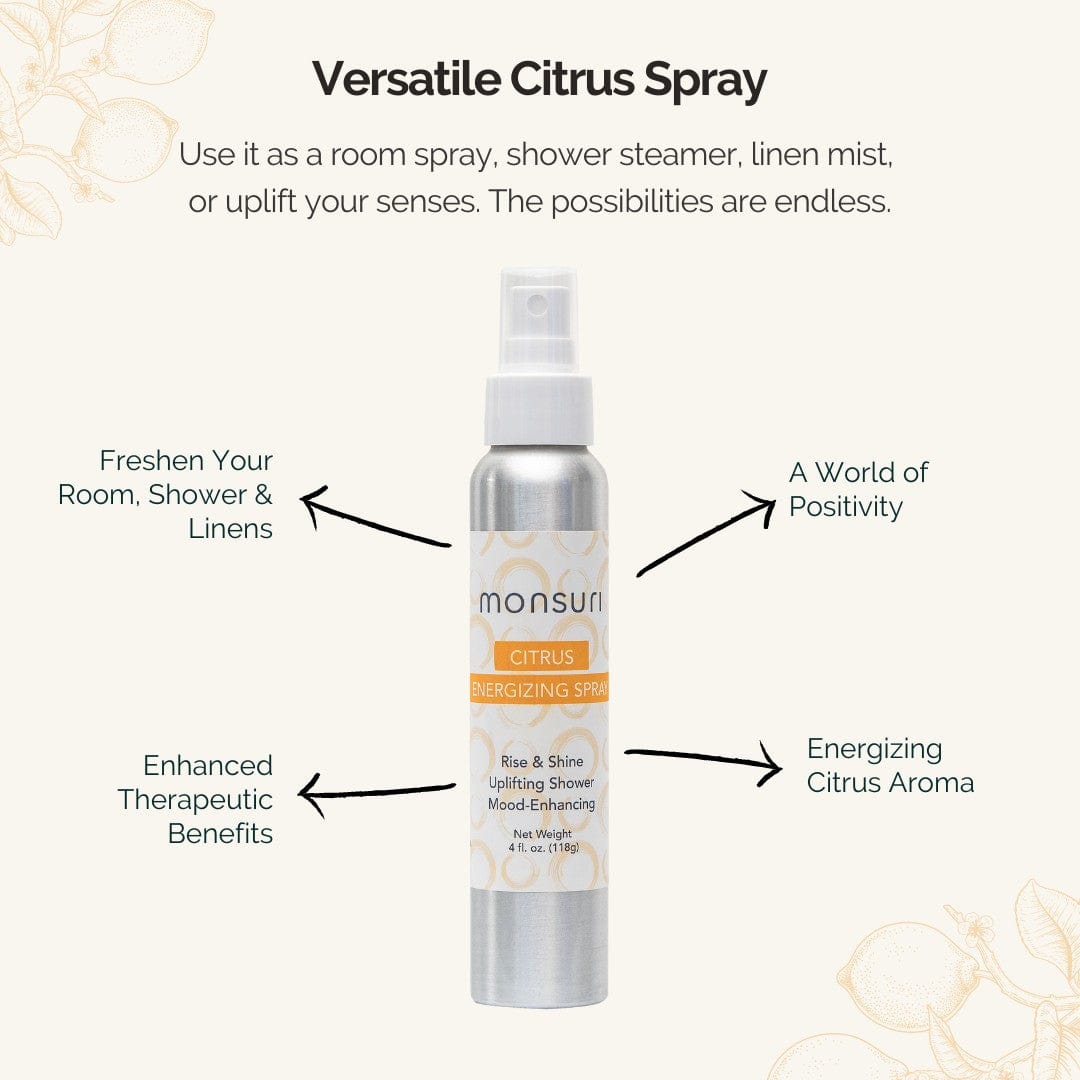 Monsuri Citrus Aromatherapy Spray Bottle