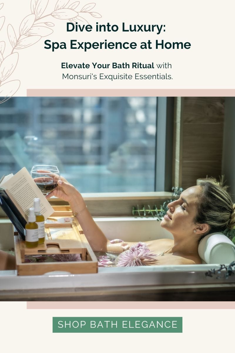 Luxury Bath Essentials Banner - Transform Your Bathroom into a Spa with Monsuri's Best Sellers