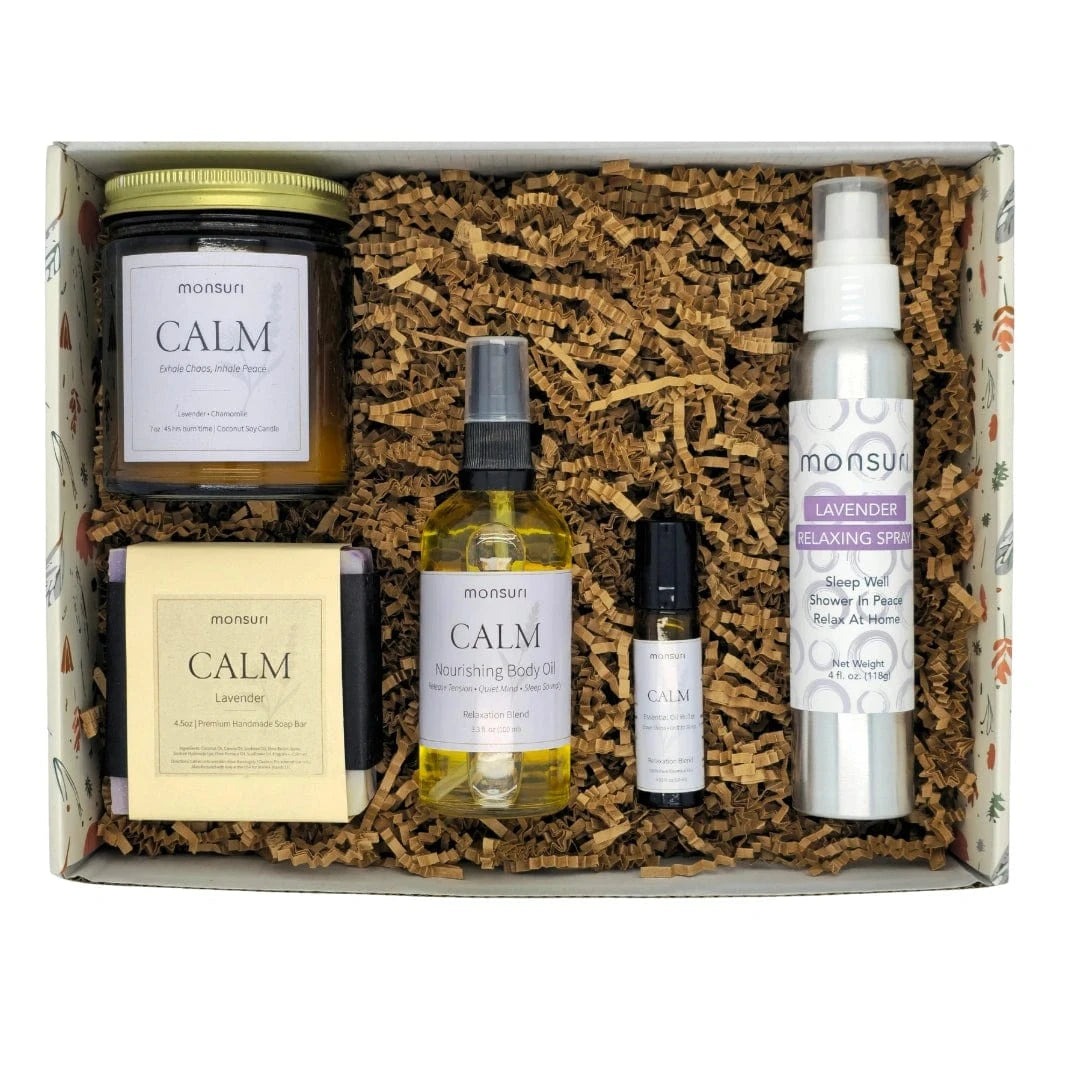Anxiety Relief Gift Set with Bath & Body Products for Anxiety Support.