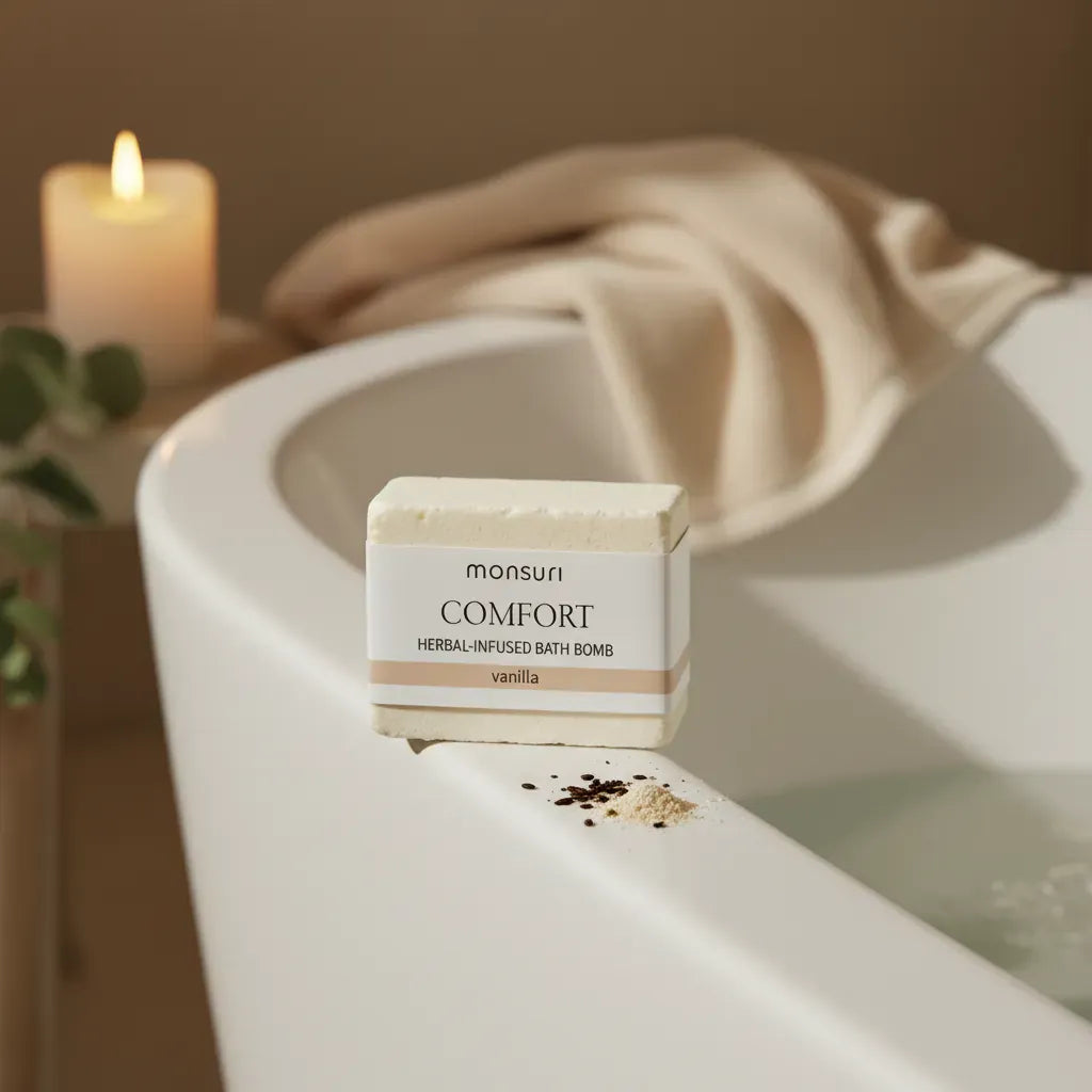 Comforting Vanilla Bath Bomb