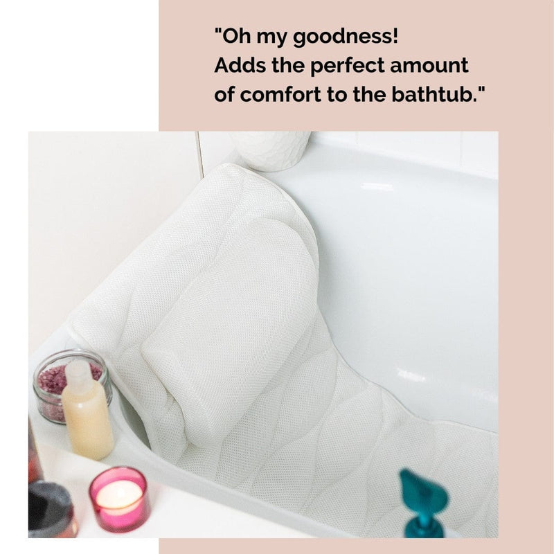 Monsuri's Bath Pillow & Tray Caddy | Luxury Bath Accessories
