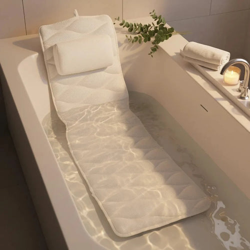 Full Body Bath Pillow for Women - Self Care Gifts for a Home Spa Relaxing Bath 