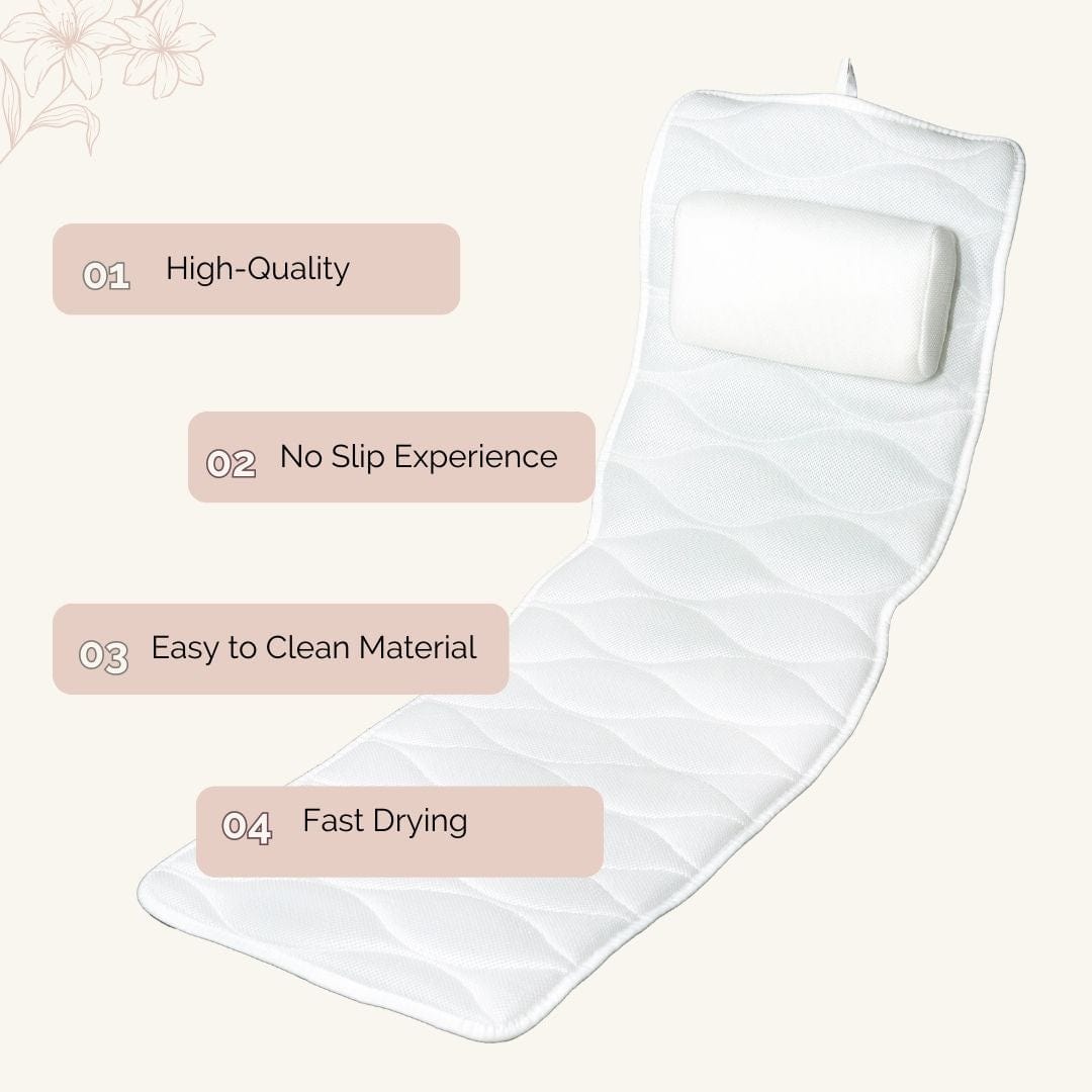 Monsuri Deluxe Bath Pillow: Your Ultimate Home Spa Retreat