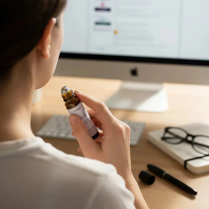Lavender roller for daily anxiety and tension management