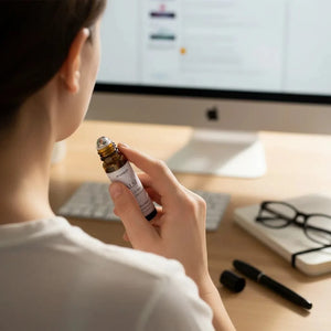 Lavender roller for daily anxiety and tension management