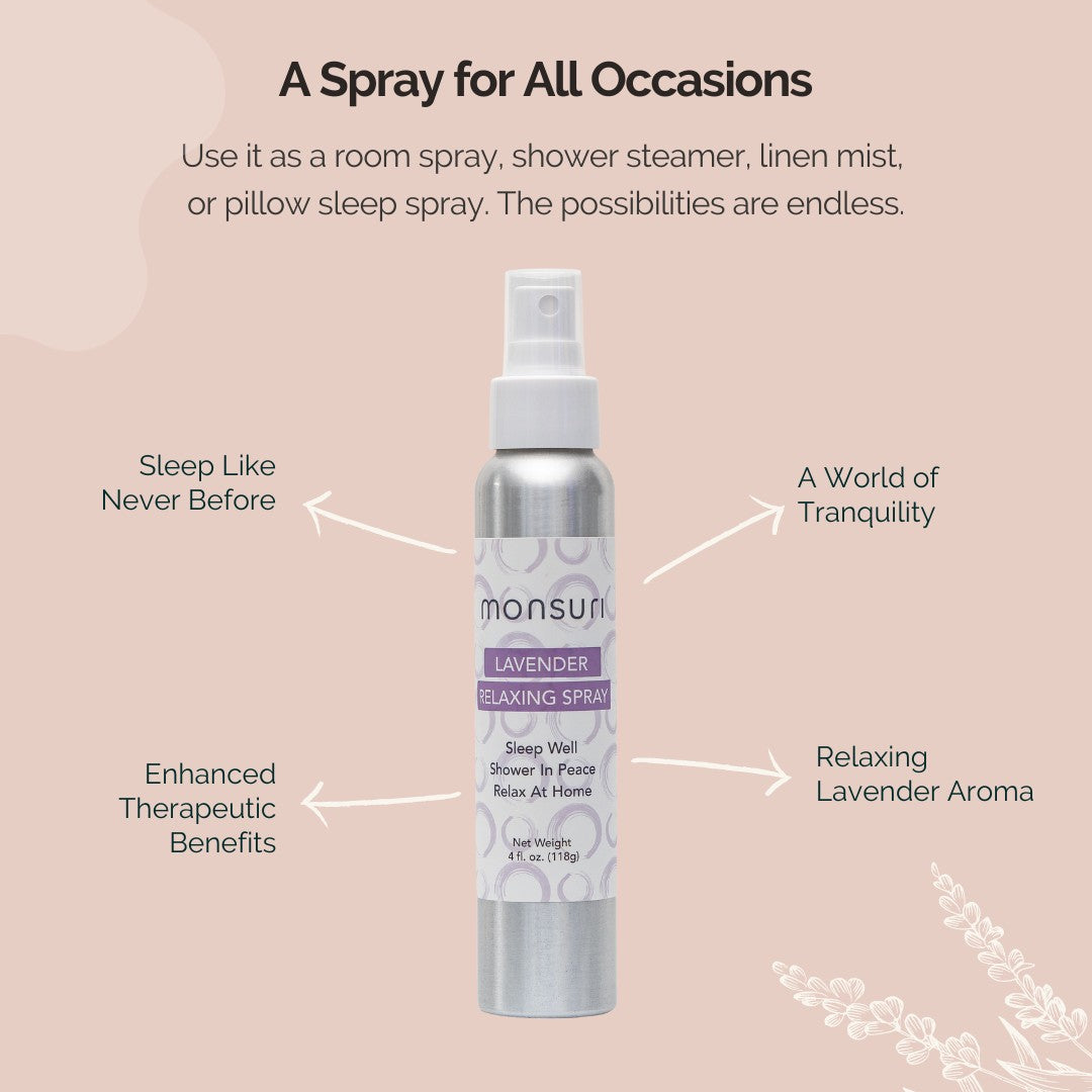 Lavender Essential Oil Room Spray by Monsuri