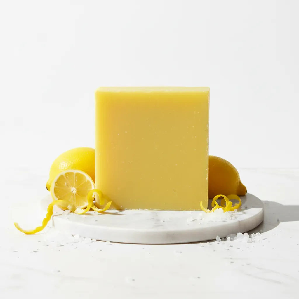 Lemon Zest Scrub Soap - Natural Exfoliating Bar