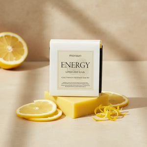 Lemon Zest Scrub Soap - Natural Exfoliating Bar
