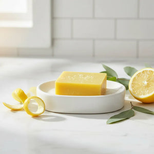 Lemon Zest Scrub Soap - Natural Exfoliating Bar