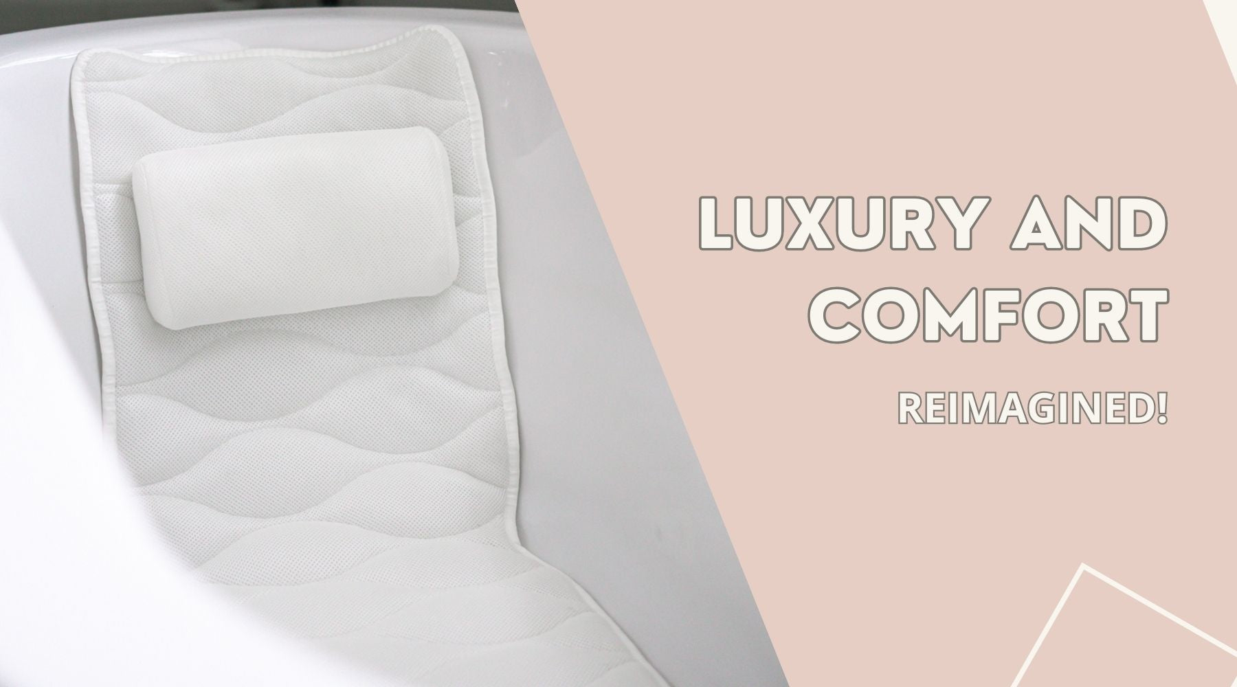 Full Body Bath Pillow for Spa-Like Comfort