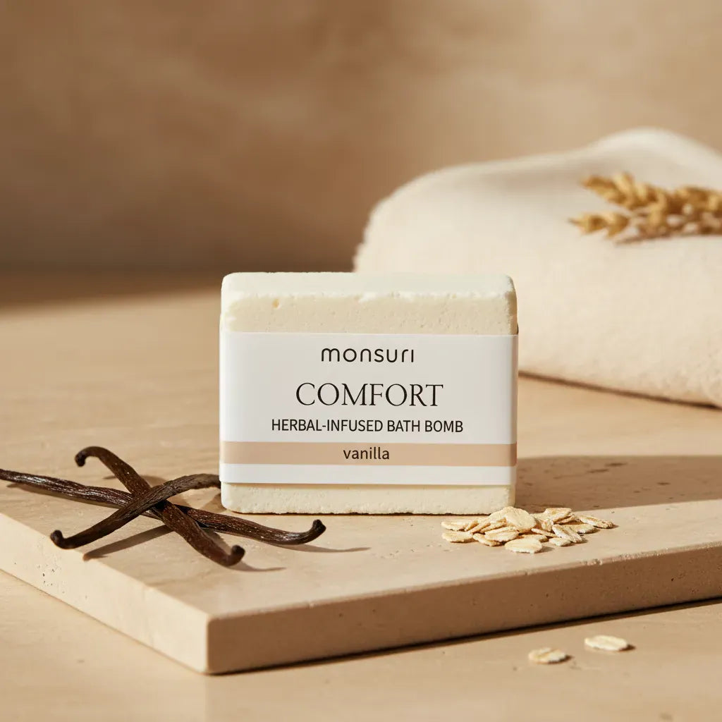 Comforting Vanilla Bath Bomb