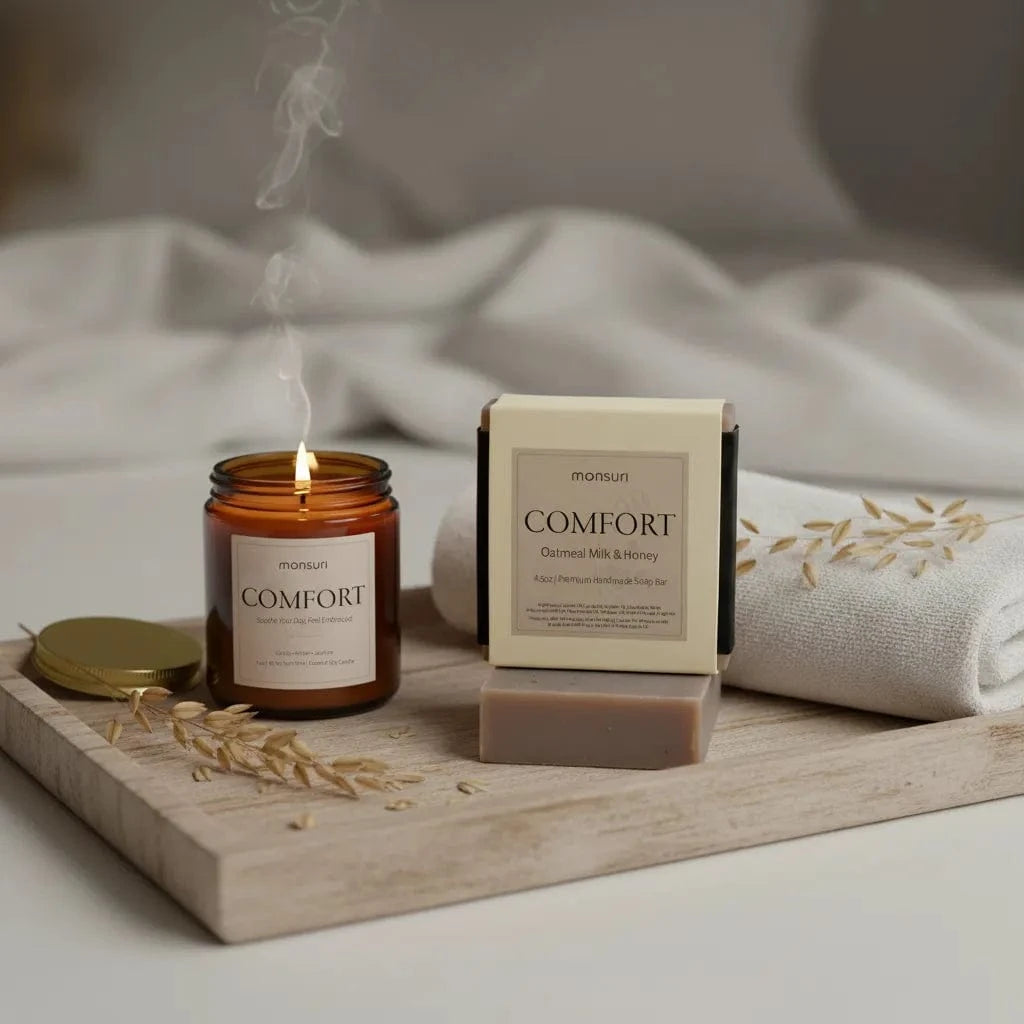 Oatmeal Milk & Honey Soap - Natural Gentle Bar