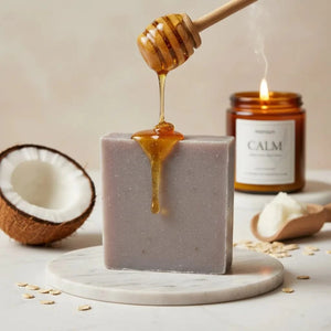 Oatmeal Milk & Honey Soap - Natural Gentle Bar