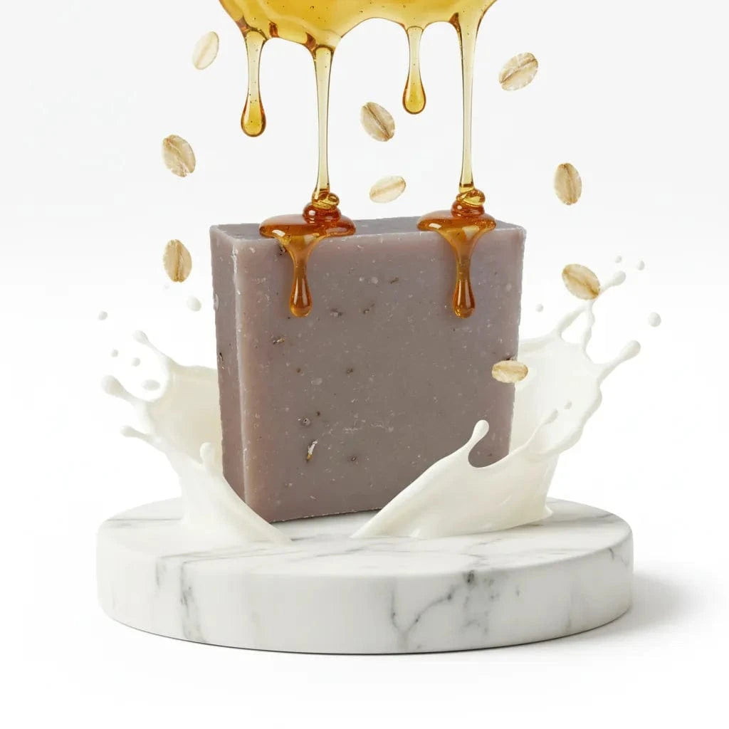 Oatmeal Milk & Honey Soap - Natural Gentle Bar