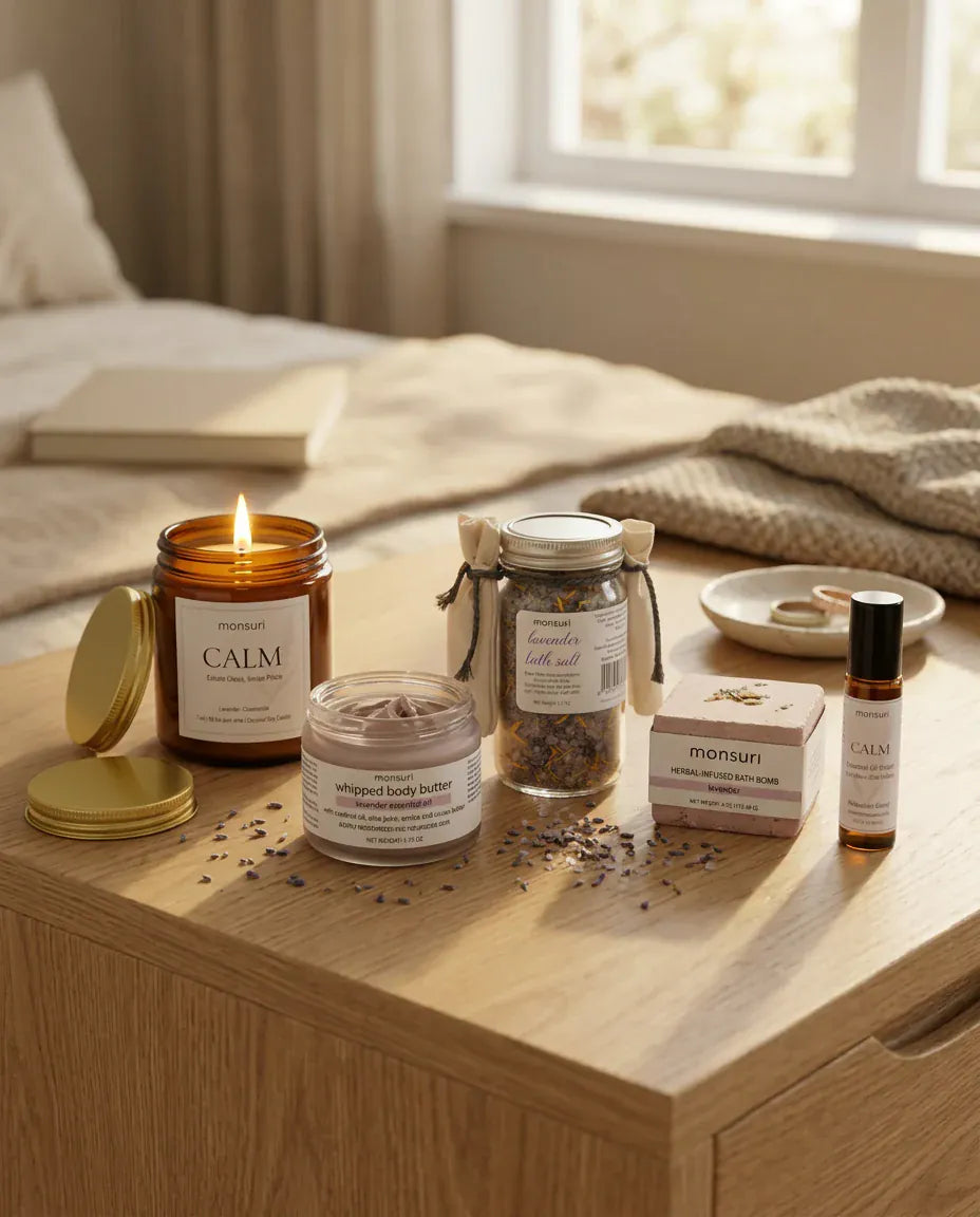 Deep Relaxation Gift Set - Lavender Bath Ritual