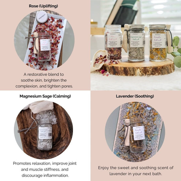 Bath Bomb & Salt Bundle Luxury Spa Experience Monsuri