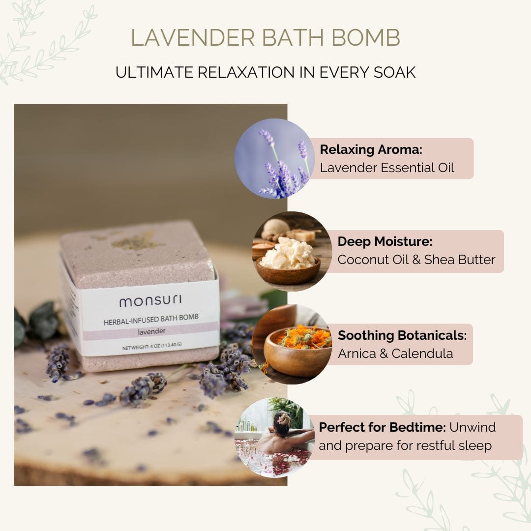 Lavender Bath Bomb - Bath Accessories for Women