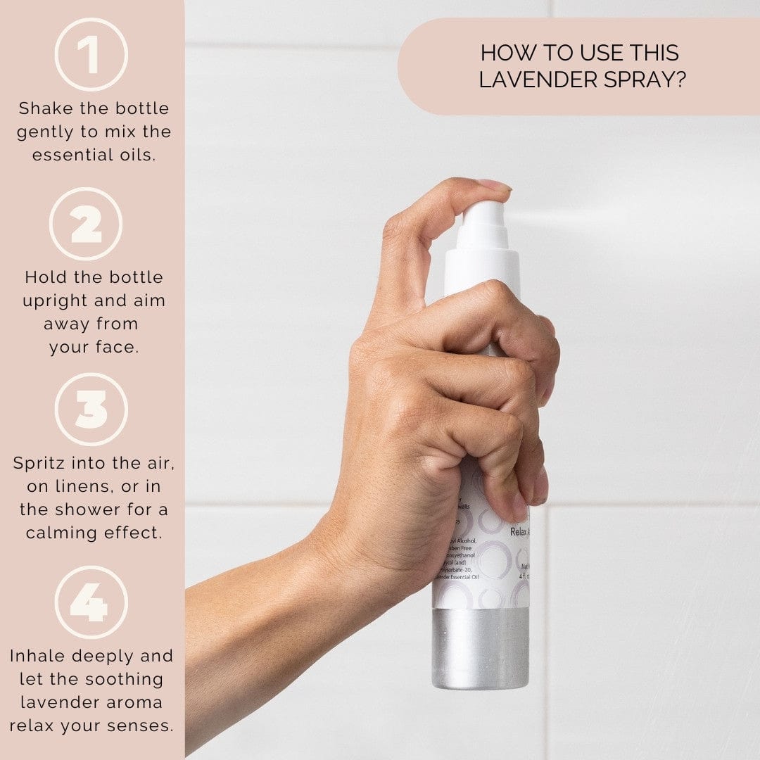 Premium Lavender Oil Spray for Stress Relief