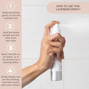 Premium Lavender Oil Spray for Stress Relief
