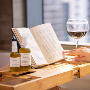 Muscle relief with Monsuri's body oil infused with arnica