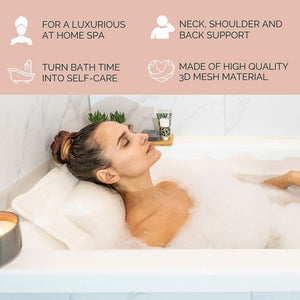 Monsuri Deluxe Bath Pillow: Your Ultimate Home Spa Retreat