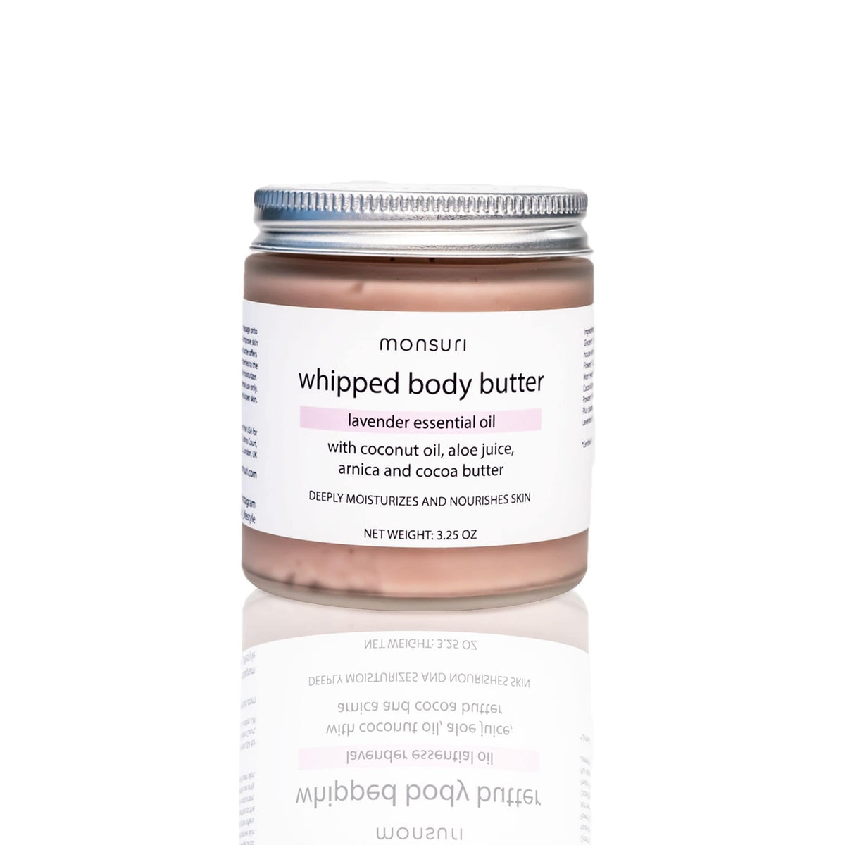 Organic Lavender Essential Oil Whipped Butter for Body 3.25 oz