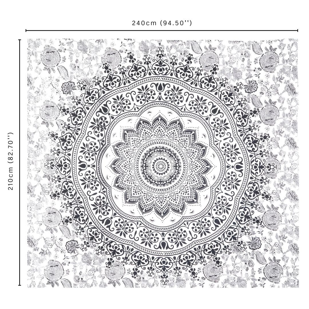 Mandala Tapestry - Black