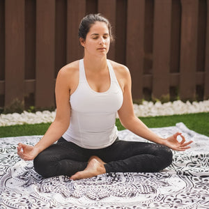 Mandala Tapestry - Black