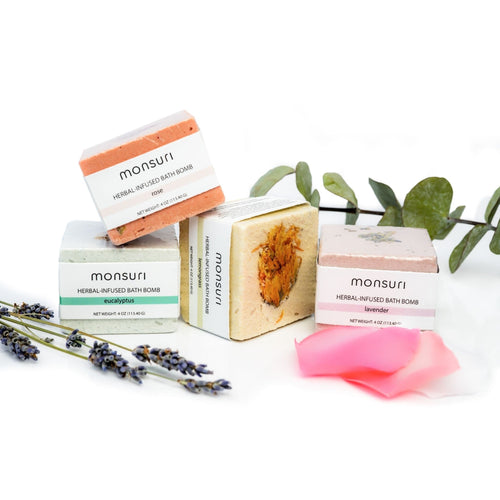 Monsuri Luxe Bath Bomb Set in Beautiful Packaging